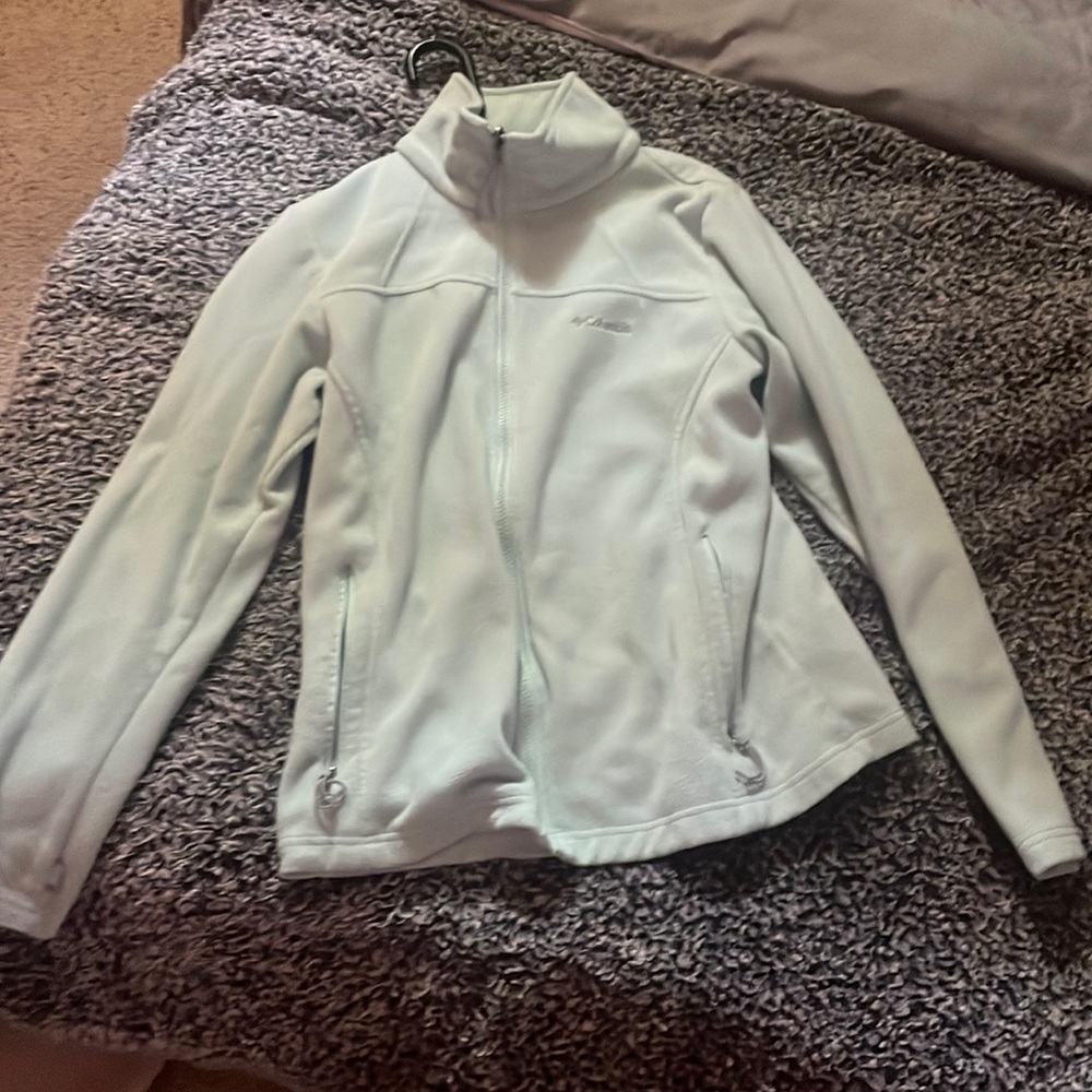 light blue, Columbia zip up